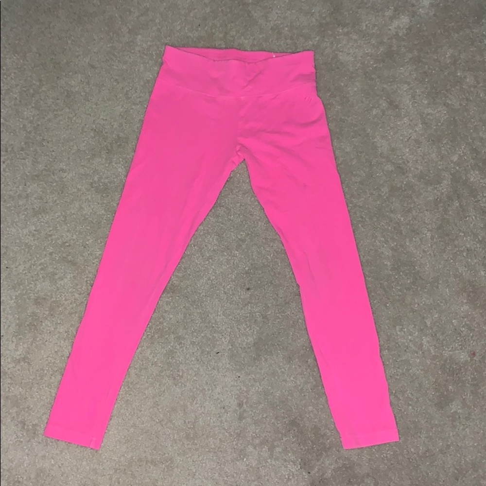 A Hot pink Justice leggings